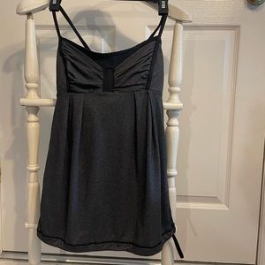 Lululemon Black Criss Cross Sports Tank Size 6